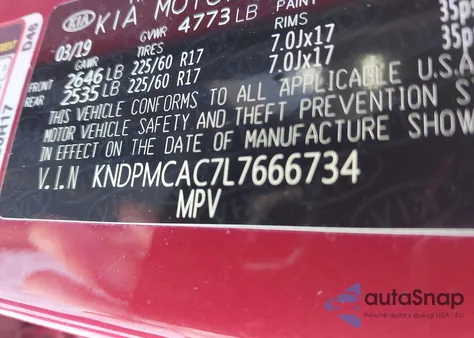 2020 Kia Sportage Lx from USA, damaged, VIN KNDPMCAC7L7666734